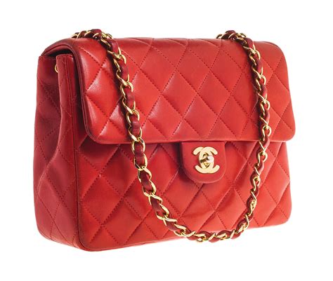 red chanel mini bag|vintage chanel bag red.